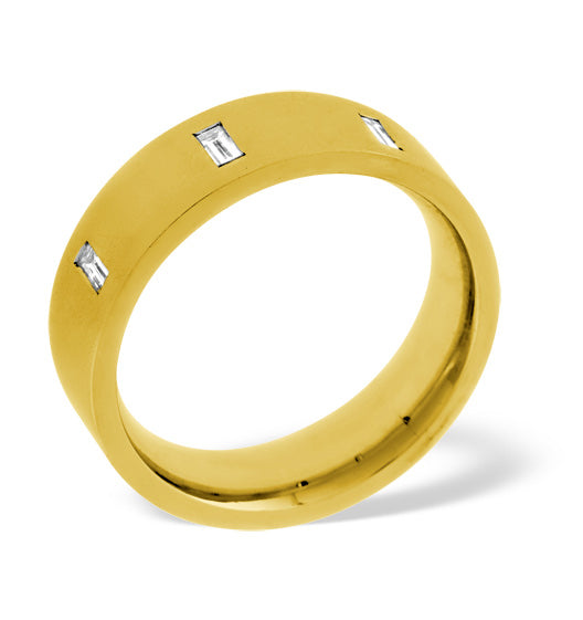 Holly 18K Gold Diamond Wedding Ring 0.17CT H/SI
